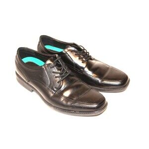 Ashford Hayes Ease Mens Comfort Black Dress Shoes Size 9W